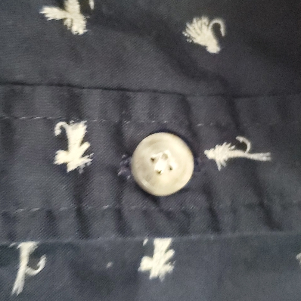 Eddie Bauer fly fishing short sleeve shirt - Picture 2 of 7